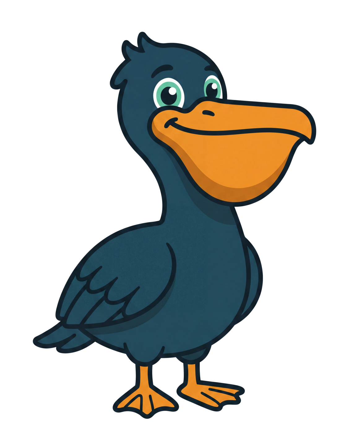 O pelicano, mascote da Manifesto Sistemas
